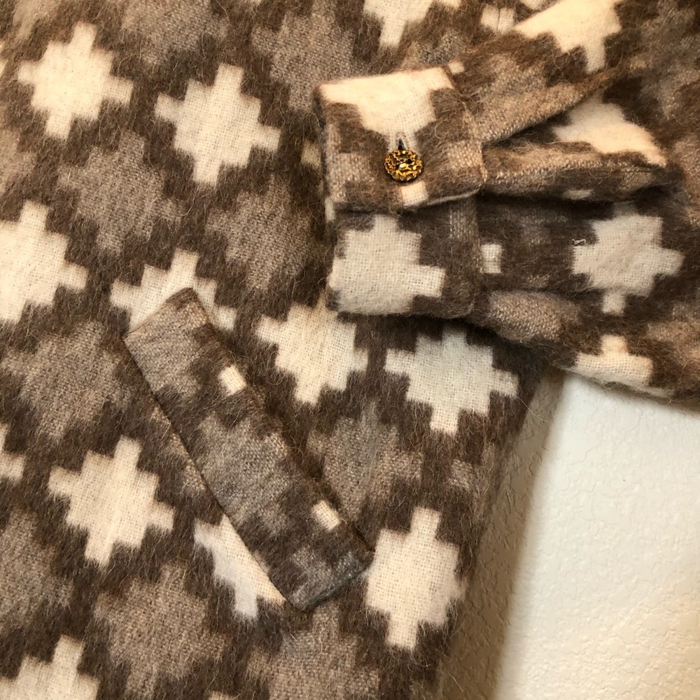 100% Alpaca Aztec Button Front Jacket - image 3